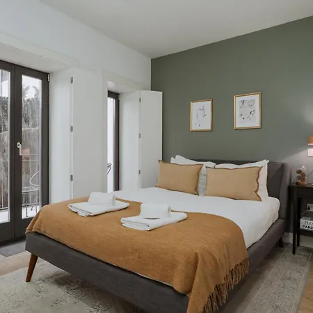 Apartmán Downtown Terrace Flat With Ac And Patio - Feel Like A Local Porto