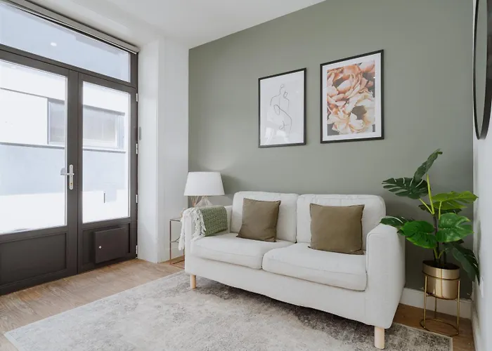 Apartmán Downtown Terrace Flat With Ac And Patio - Feel Like A Local Porto